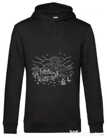 Hoodie barbat cu gluga Wander Negru