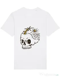 Tricou STANLEY STELLA barbat Skull Island Alb