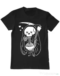 Tricou ADLER barbat Ramen Reaper Negru