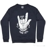 Bluza ADLER barbat Stand for heavy metal Denim inchis