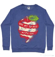 Bluza ADLER barbat You are the apple of my eye Albastru melanj
