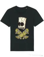 Tricou STANLEY STELLA barbat Death of Skateboarder Negru