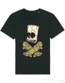 Tricou STANLEY STELLA barbat Death of Skateboarder Negru