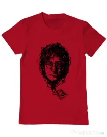 Tricou ADLER barbat Imagine Cassette Rosu