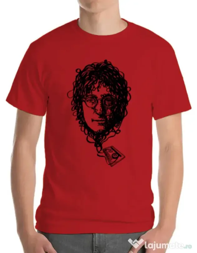 Tricou ADLER barbat Imagine Cassette Rosu