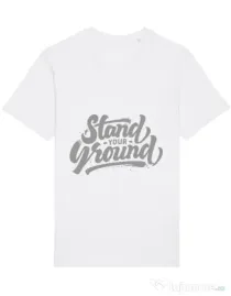 Tricou STANLEY STELLA barbat Stand Your Ground Alb