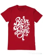 Tricou ADLER barbat Born To Fight Rosu