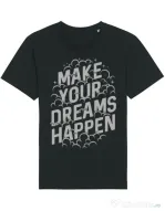 Tricou STANLEY STELLA barbat Make your dreams happen Negru