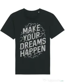 Tricou STANLEY STELLA barbat Make your dreams happen Negru