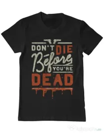 Tricou ADLER barbat Dont die Negru