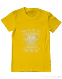 Tricou ADLER barbat Shadows Of Thoughts Galben