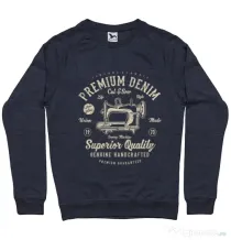 Bluza ADLER barbat Premium Denim Denim inchis