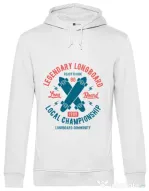 Hoodie barbat cu gluga Legendary Longboard Alb
