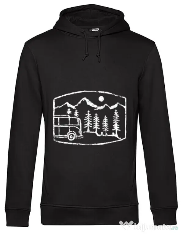 Hoodie barbat cu gluga Vanture Negru