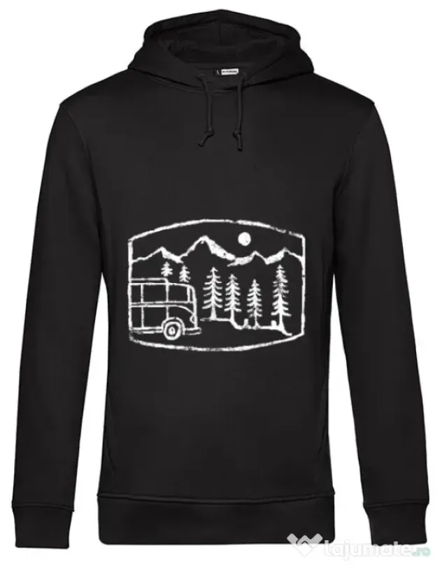 Hoodie barbat cu gluga Vanture Negru