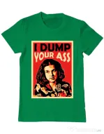 Tricou ADLER barbat I dump your ass Verde mediu