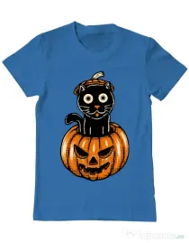 Tricou ADLER barbat Pumpcat Albastru azuriu