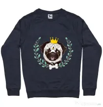 Bluza ADLER barbat King Of Pug Denim inchis