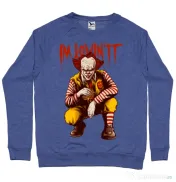 Bluza ADLER barbat I'm Lovin IT Albastru melanj 
