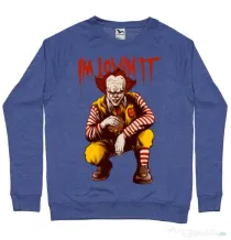 Bluza ADLER barbat I'm Lovin IT Albastru melanj