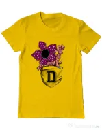 Tricou ADLER barbat Free hugs Galben
