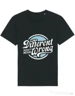Tricou STANLEY STELLA barbat Different Doesnt Mean Wrong Negru