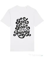 Tricou STANLEY STELLA barbat Feel The Fear And Do It Anyway Alb