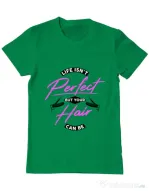 Tricou ADLER barbat Life isnt perfect Verde mediu