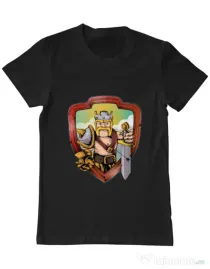 Tricou ADLER barbat The Barbarian Negru