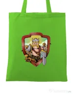 Sacosa din panza The Barbarian Verde mar