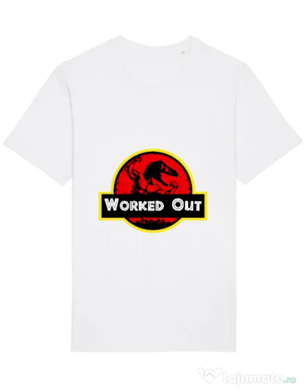 Tricou STANLEY STELLA barbat Worked Out Alb