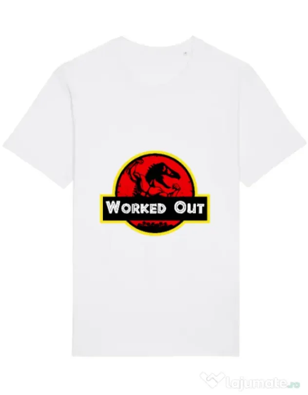 Tricou STANLEY STELLA barbat Worked Out Alb