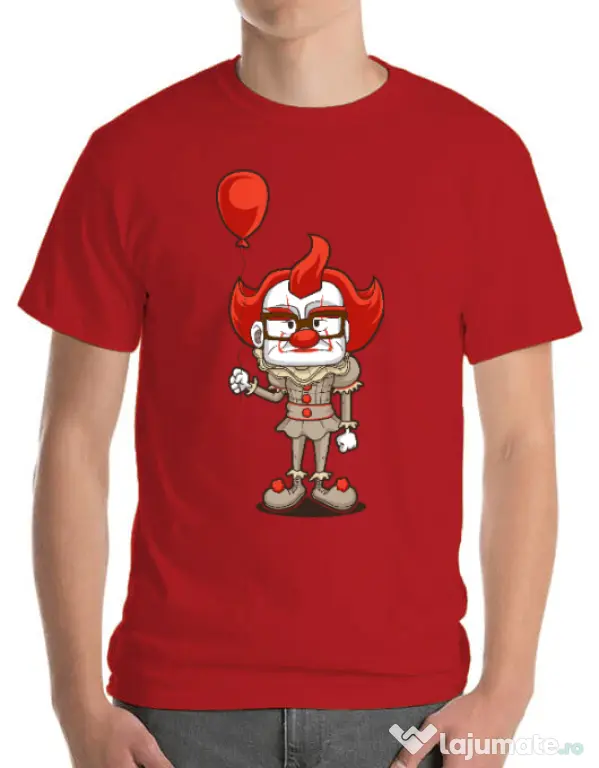 Tricou ADLER barbat NICE CLOWN Rosu