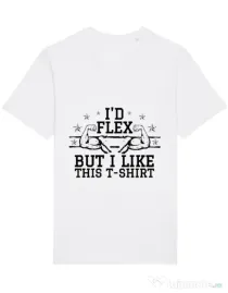 Tricou STANLEY STELLA barbat I like this tshirt Alb