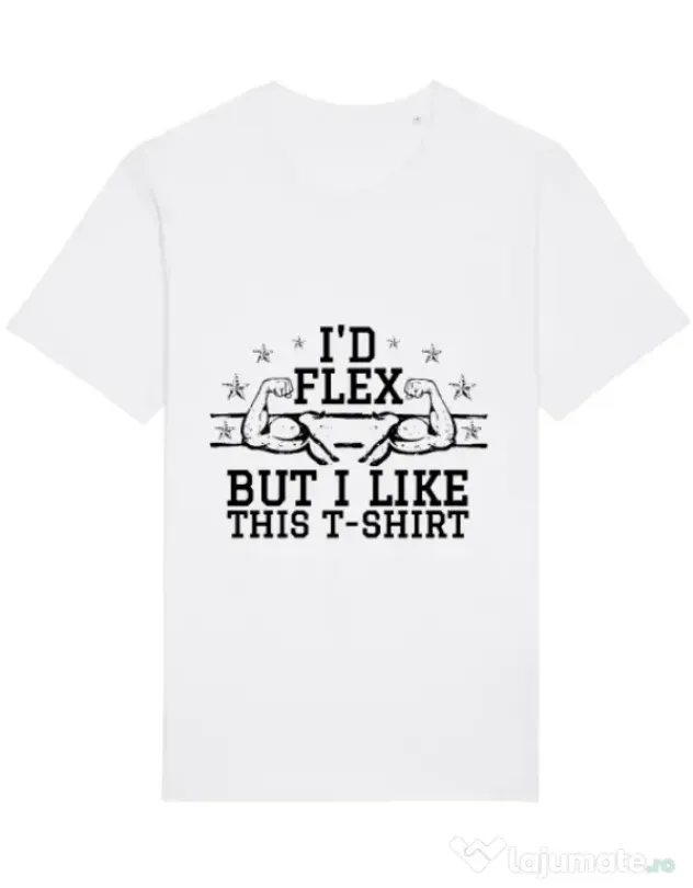 Tricou STANLEY STELLA barbat I like this tshirt Alb