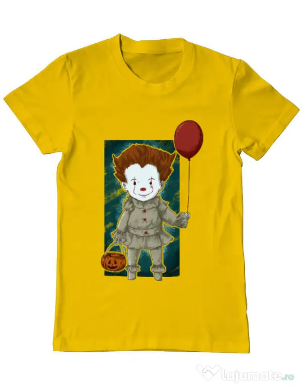 Tricou ADLER barbat Little clown Galben
