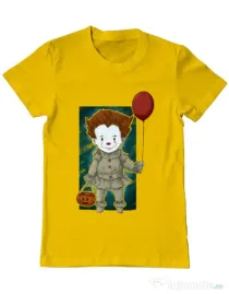 Tricou ADLER barbat Little clown Galben