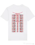 Tricou STANLEY STELLA barbat Etno 2 Alb