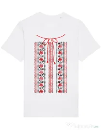 Tricou STANLEY STELLA barbat Etno 2 Alb