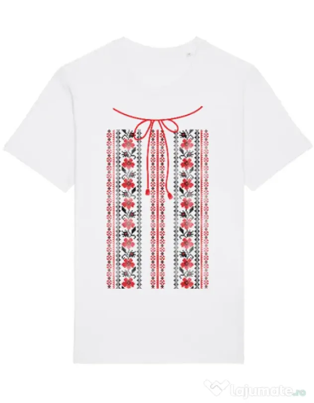 Tricou STANLEY STELLA barbat Etno 2 Alb