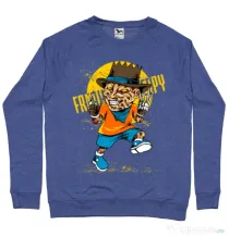 Bluza ADLER barbat The nightmare Albastru melanj