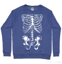 Bluza ADLER barbat Ribcage Albastru melanj