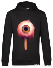 Hoodie barbat cu gluga Eyesicle Negru 