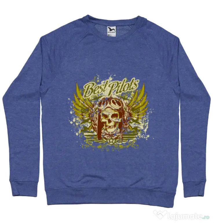 Bluza ADLER barbat Best pilots Albastru melanj