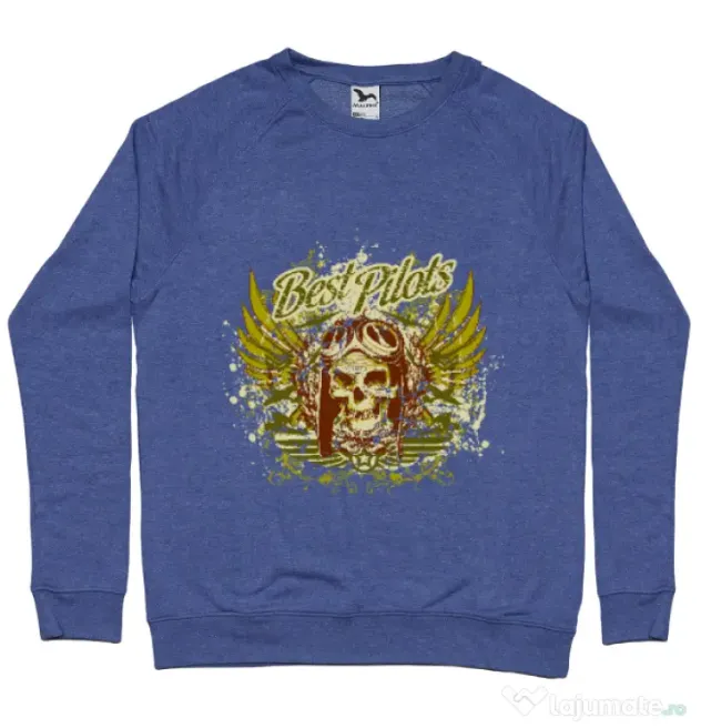 Bluza ADLER barbat Best pilots Albastru melanj