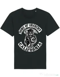 Tricou STANLEY STELLA barbat Sons of anarchy Negru