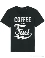 Tricou STANLEY STELLA barbat Coffee is my fuel Negru