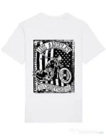 Tricou STANLEY STELLA barbat Flag and bike Alb