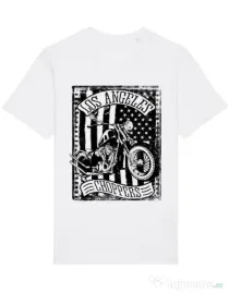 Tricou STANLEY STELLA barbat Flag and bike Alb