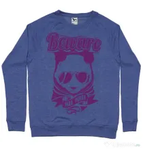 Bluza ADLER barbat Mad Panda Albastru melanj